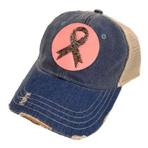 Judith March Breast Cancer awareness hat